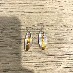 Brand new silver drop earrings, never worn.